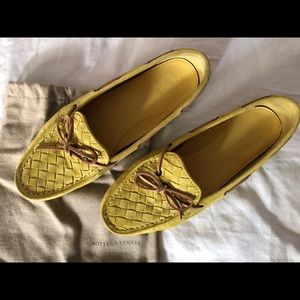 Yellow Bottega Veneta flats Size 8.5